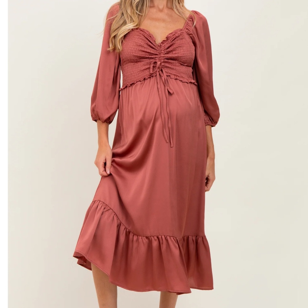 Pinkblush Dusty Rose Maxi Dress